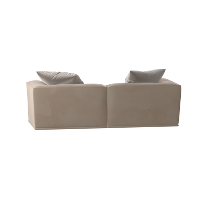 Savile Sofa — Compact Form with Wide Straight Armrests