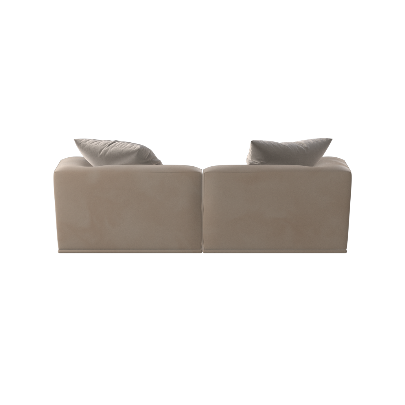 Savile Sofa — Compact Form with Wide Straight Armrests
