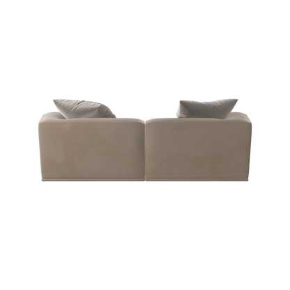 Savile Sofa — Compact Form with Wide Straight Armrests