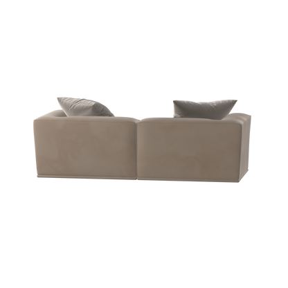 Savile Sofa — Compact Form with Wide Straight Armrests