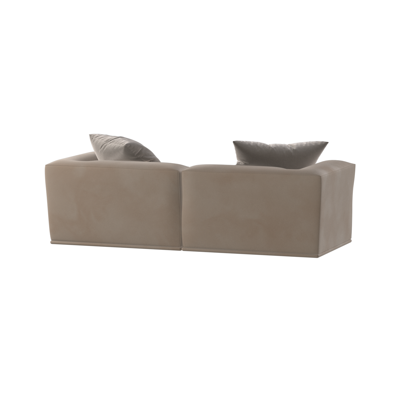 Savile Sofa — Compact Form with Wide Straight Armrests