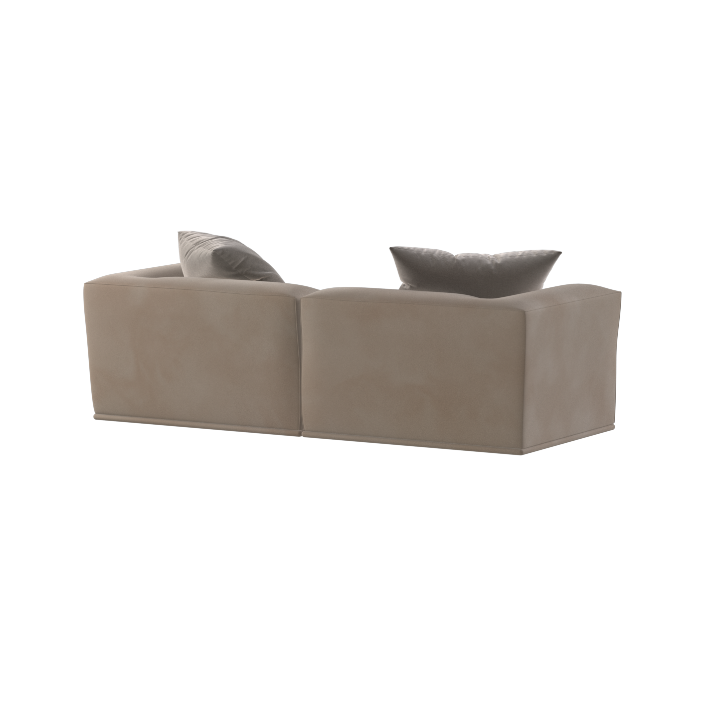 Savile Sofa — Compact Form with Wide Straight Armrests
