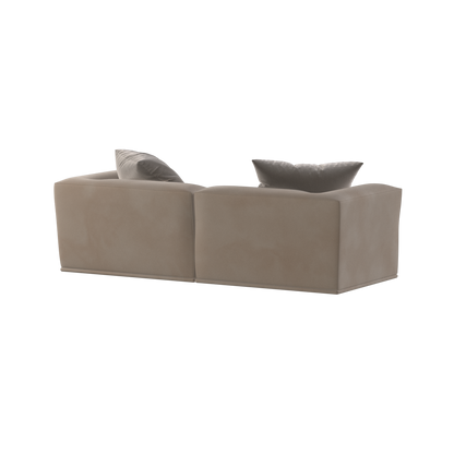 Savile Sofa — Compact Form with Wide Straight Armrests