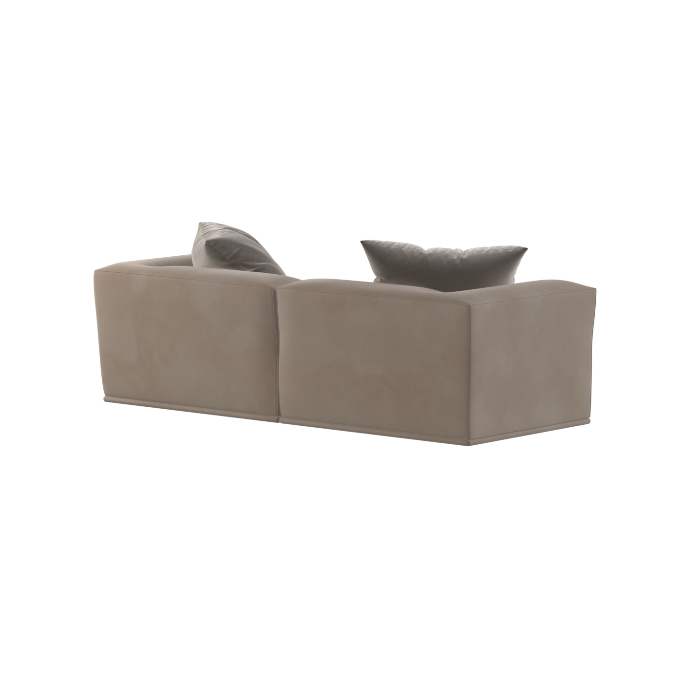 Savile Sofa — Compact Form with Wide Straight Armrests