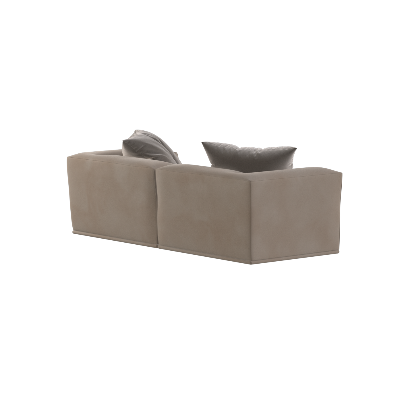 Savile Sofa — Compact Form with Wide Straight Armrests