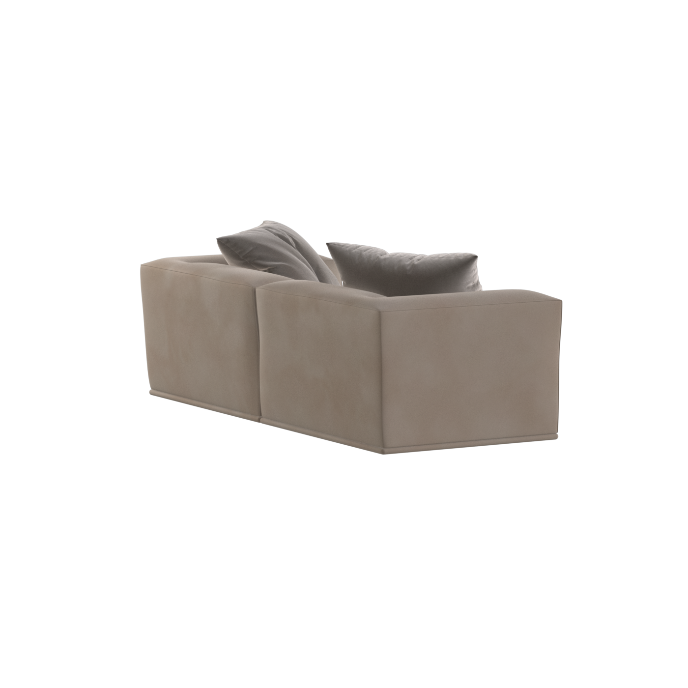 Savile Sofa — Compact Form with Wide Straight Armrests