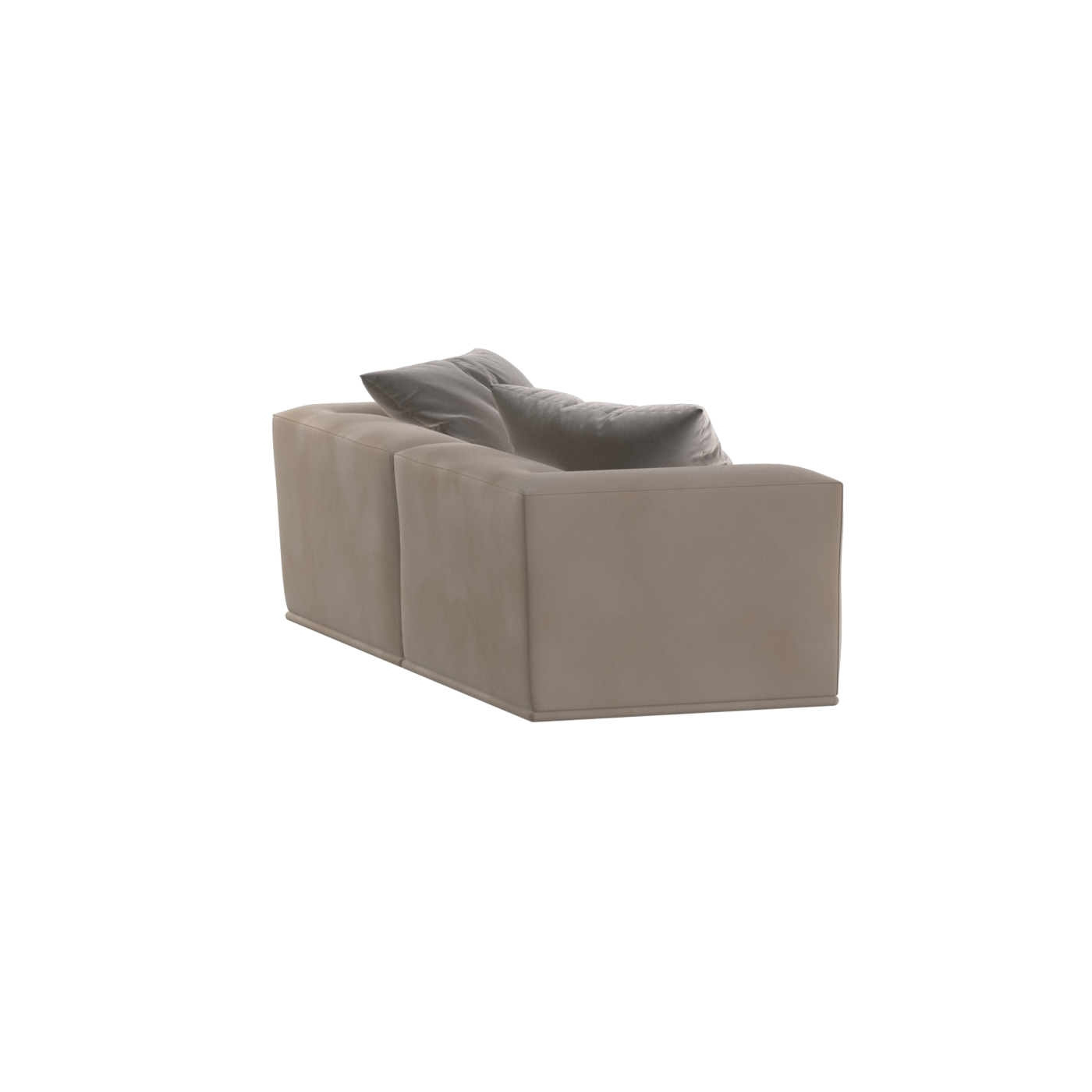 Savile Sofa — Compact Form with Wide Straight Armrests