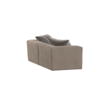 Savile Sofa — Compact Form with Wide Straight Armrests