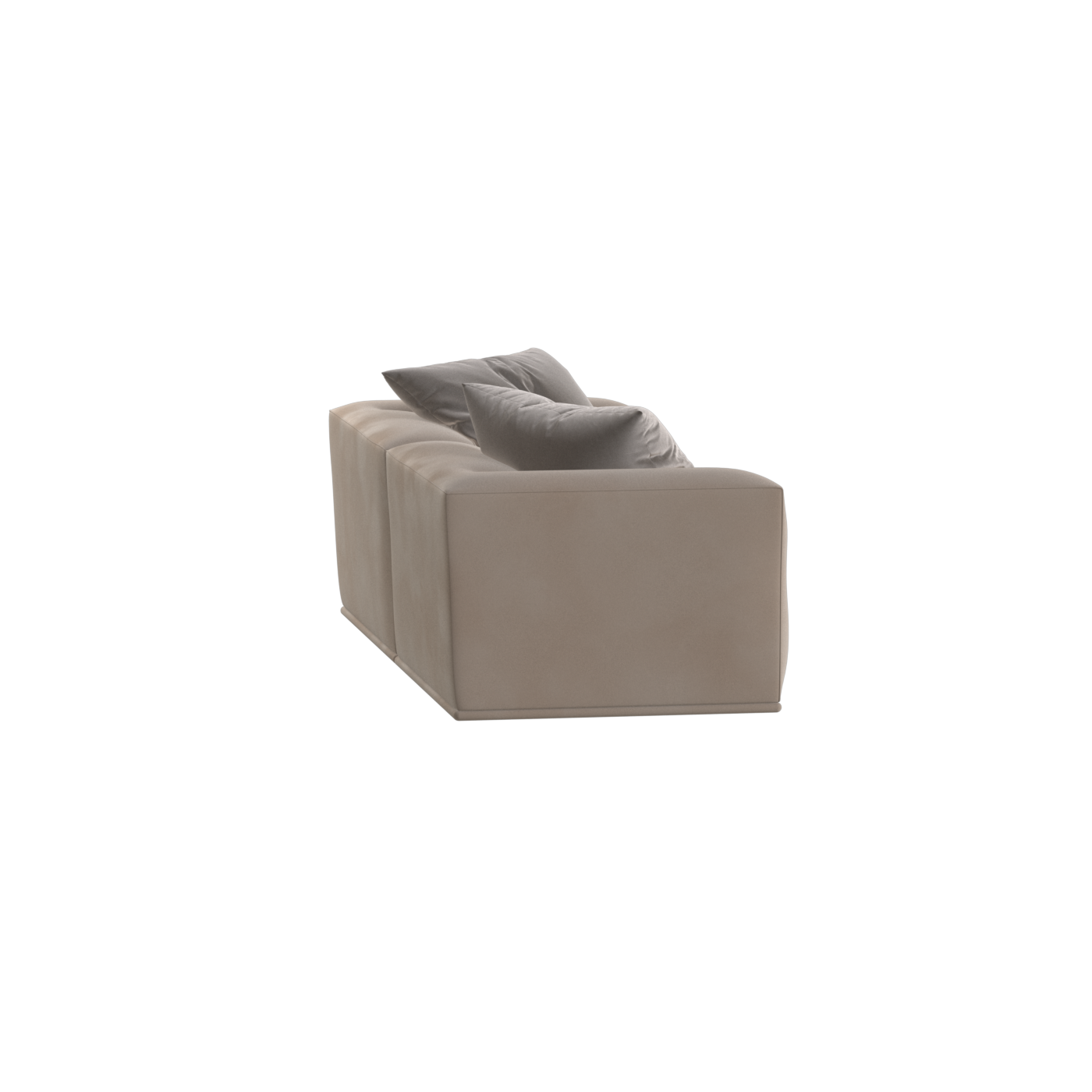 Savile Sofa — Compact Form with Wide Straight Armrests
