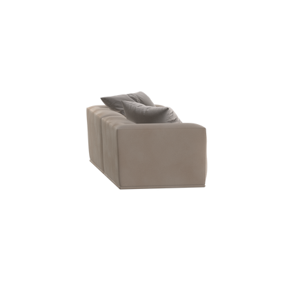 Savile Sofa — Compact Form with Wide Straight Armrests