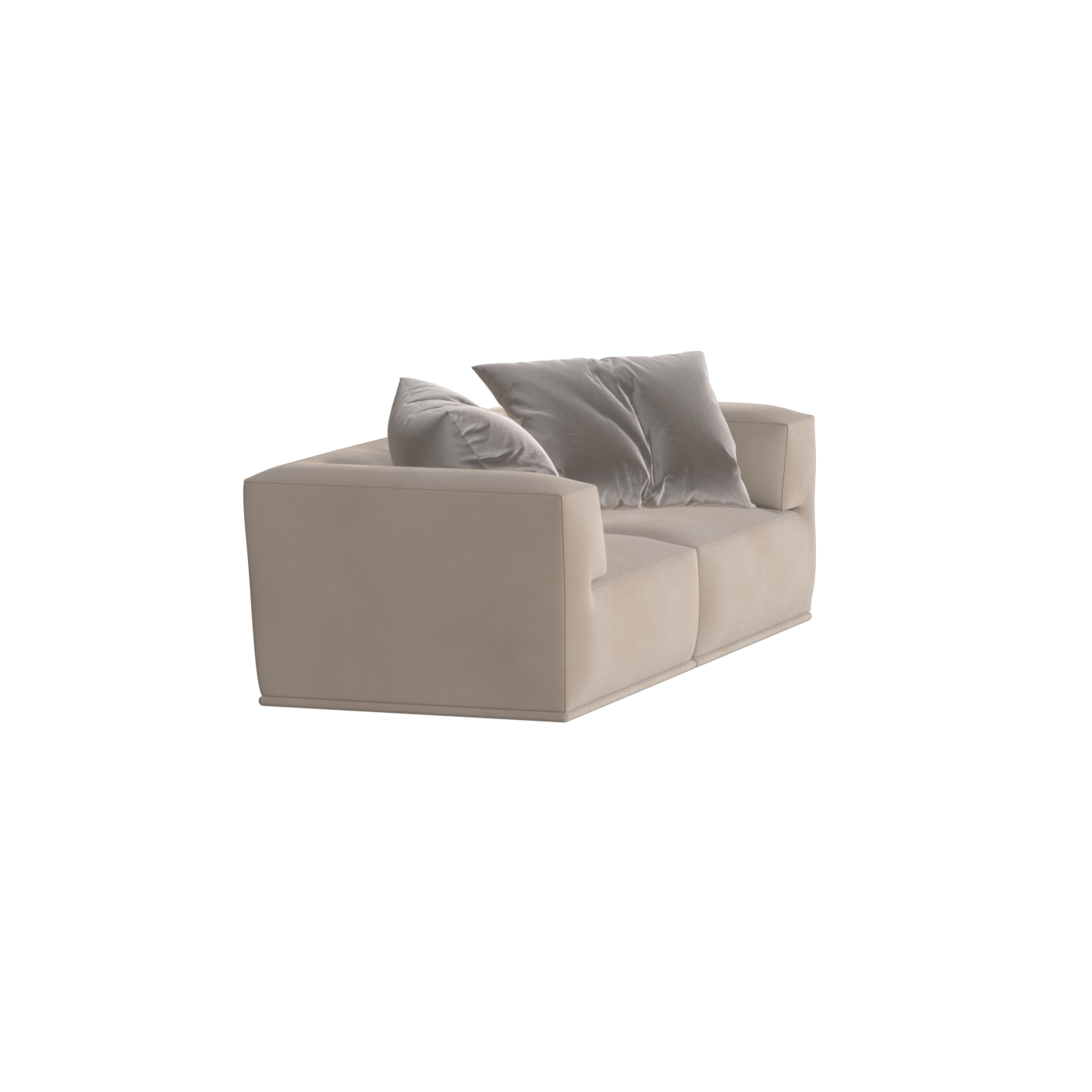 Savile Sofa — Compact Form with Wide Straight Armrests