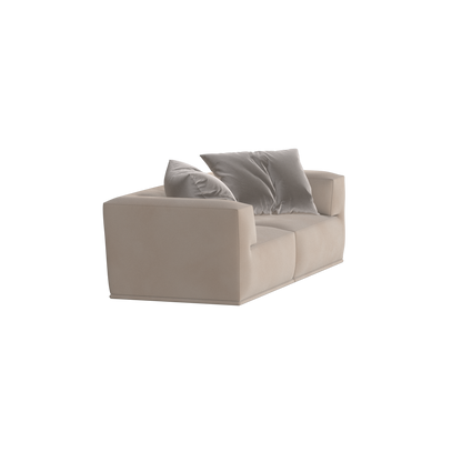 Savile Sofa — Compact Form with Wide Straight Armrests