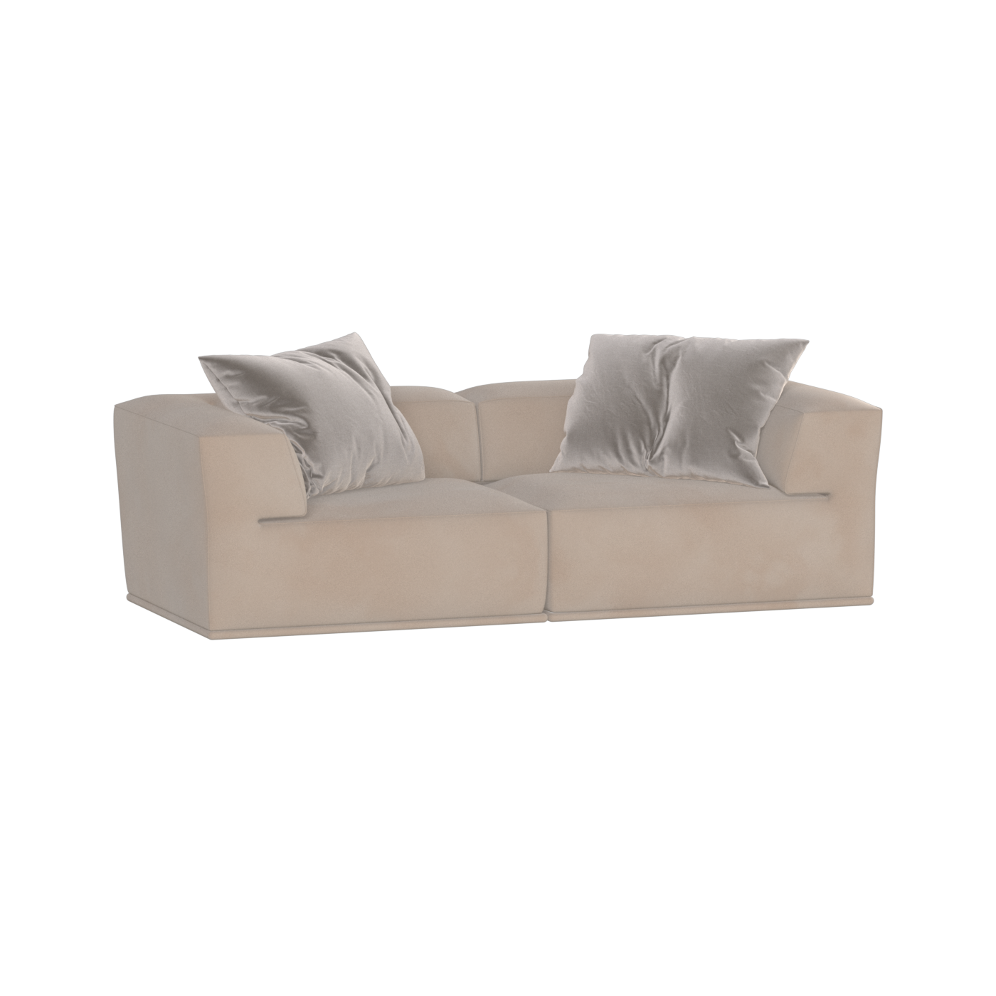 Savile Sofa — Compact Form with Wide Straight Armrests