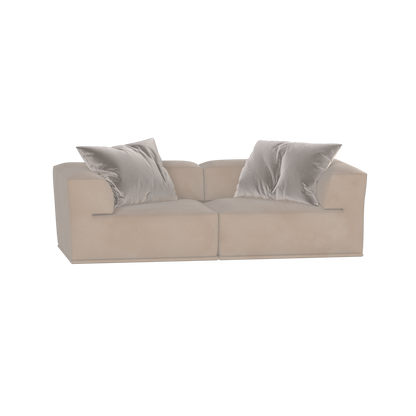 Savile Sofa — Compact Form with Wide Straight Armrests