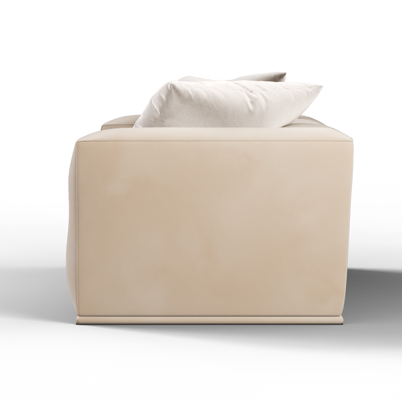 Savile Sofa — Compact Form with Wide Straight Armrests
