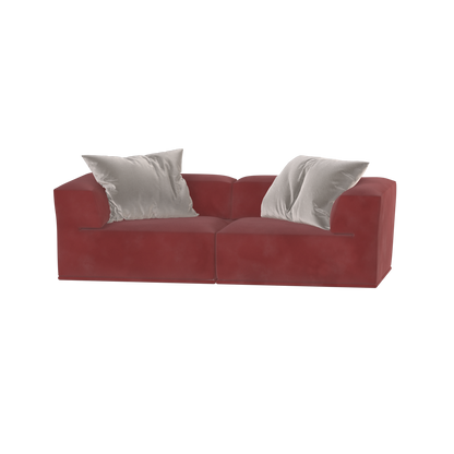 Savile Sofa — Compact Form with Wide Straight Armrests