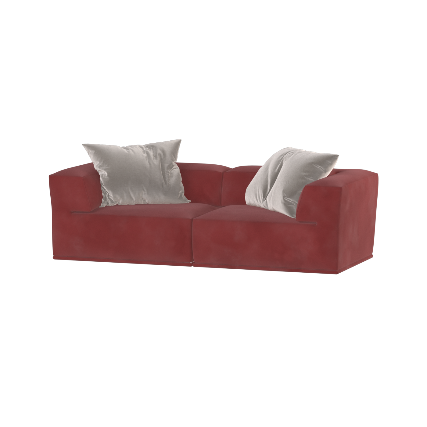 Savile Sofa — Compact Form with Wide Straight Armrests