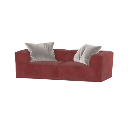 Savile Sofa — Compact Form with Wide Straight Armrests