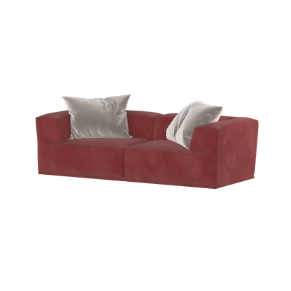 Savile Sofa — Compact Form with Wide Straight Armrests
