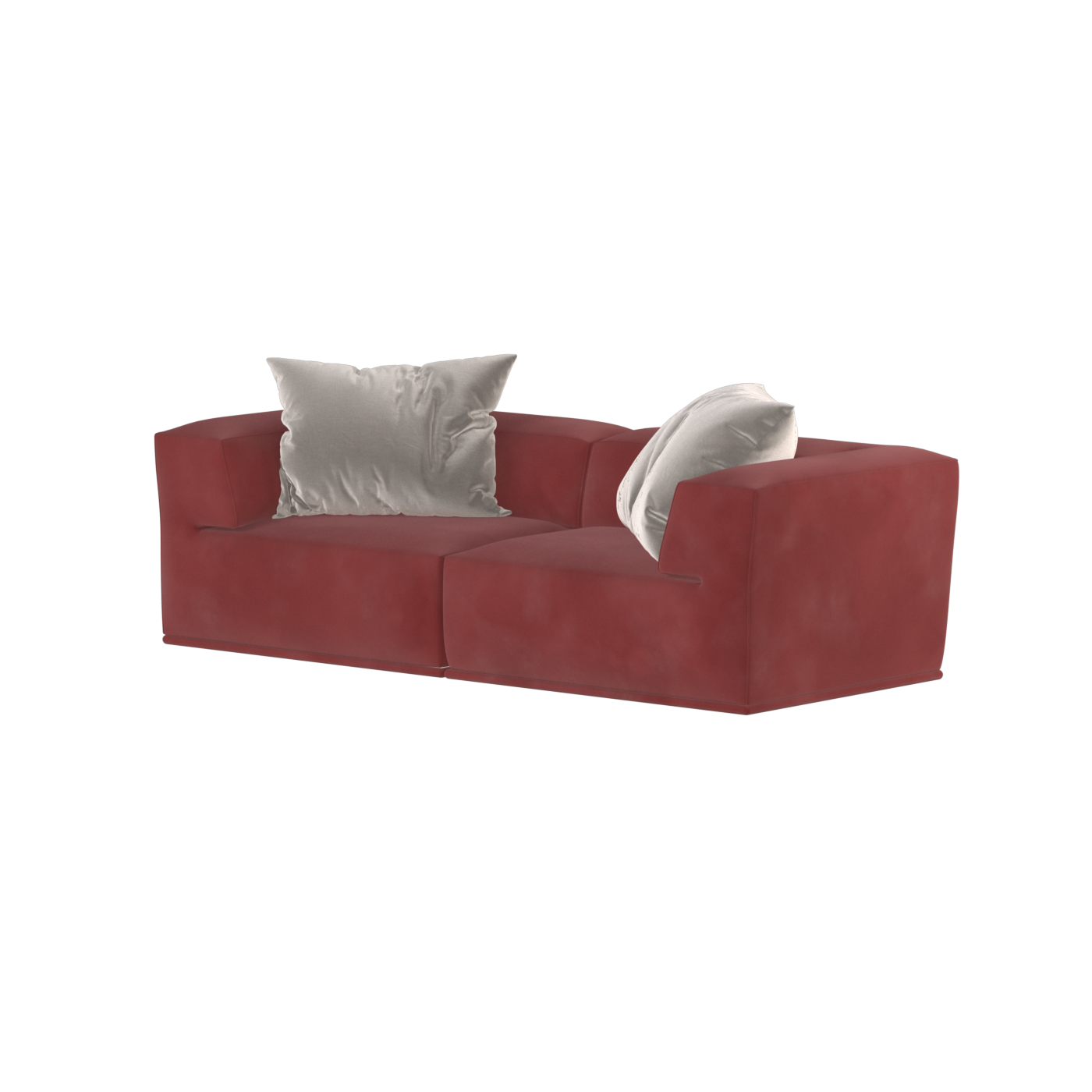 Savile Sofa — Compact Form with Wide Straight Armrests