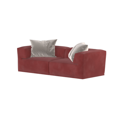 Savile Sofa — Compact Form with Wide Straight Armrests