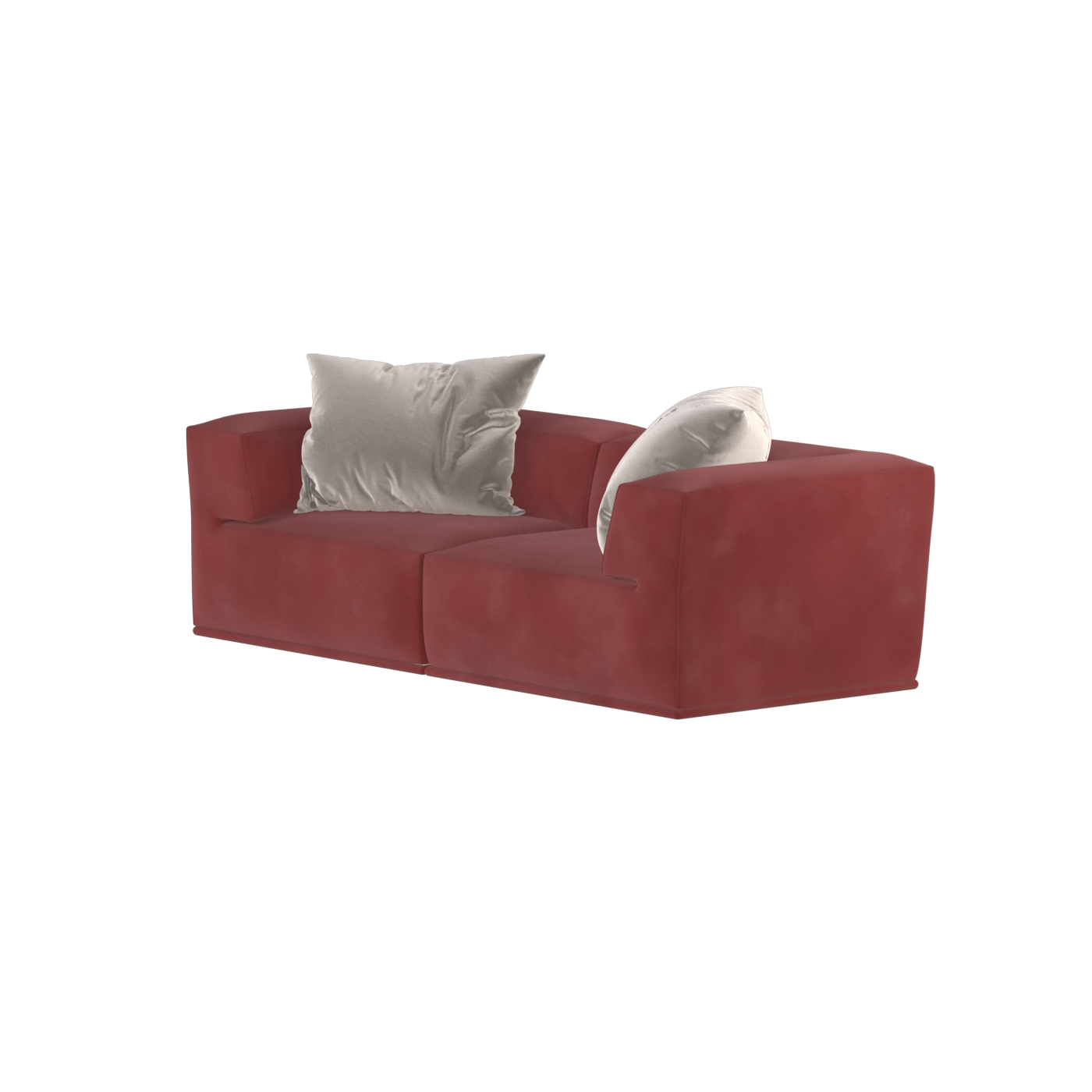 Savile Sofa — Compact Form with Wide Straight Armrests