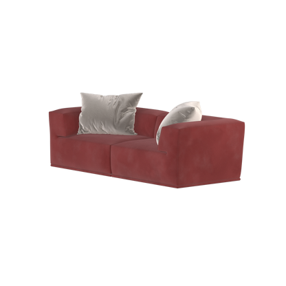 Savile Sofa — Compact Form with Wide Straight Armrests