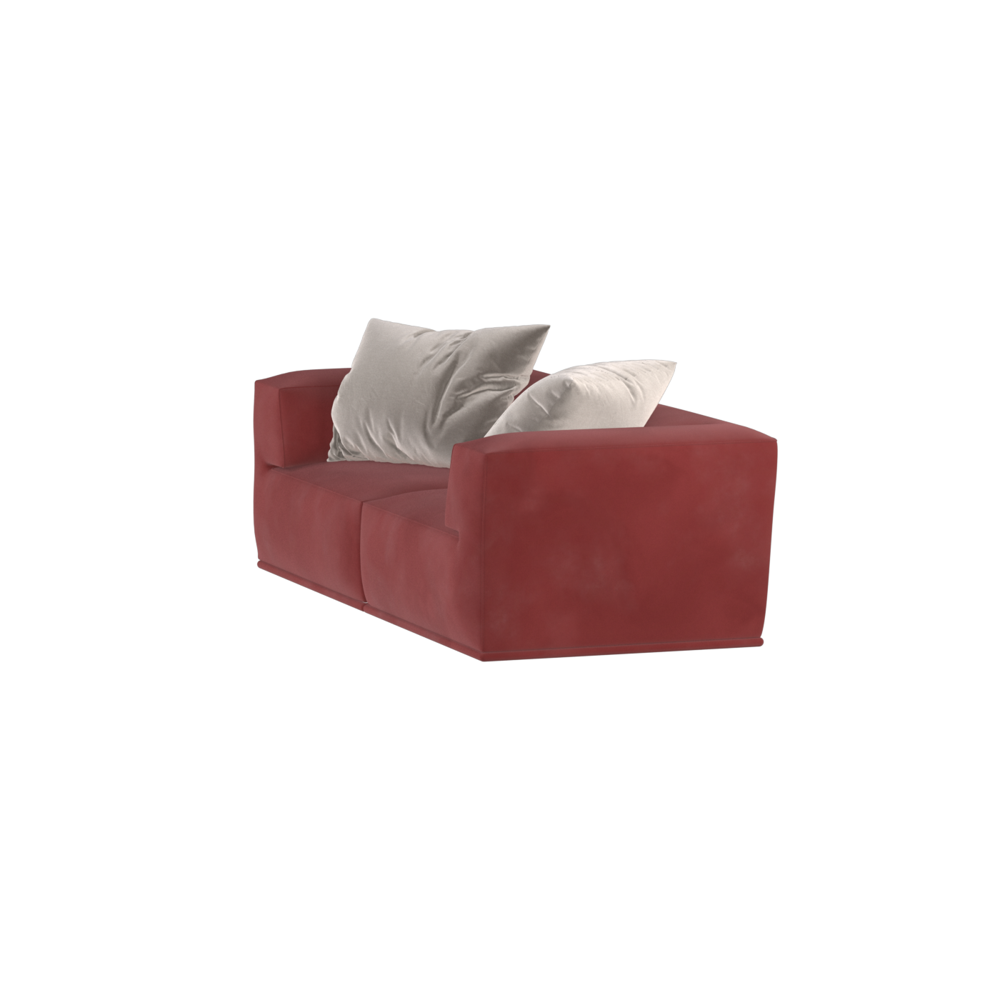 Savile Sofa — Compact Form with Wide Straight Armrests