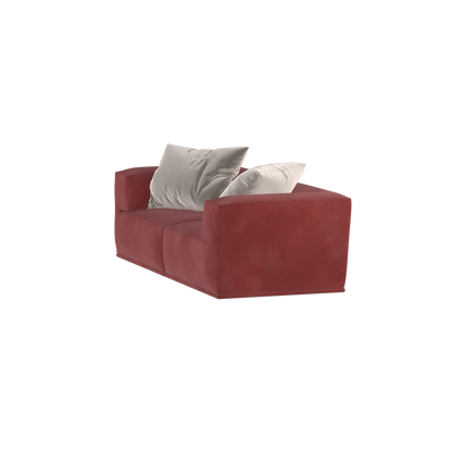 Savile Sofa — Compact Form with Wide Straight Armrests