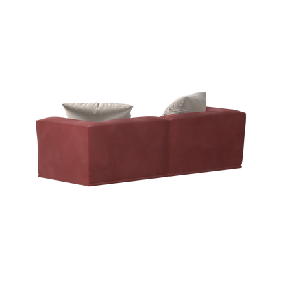 Savile Sofa — Compact Form with Wide Straight Armrests
