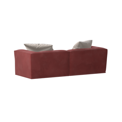 Savile Sofa — Compact Form with Wide Straight Armrests
