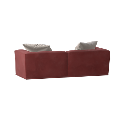 Savile Sofa — Compact Form with Wide Straight Armrests