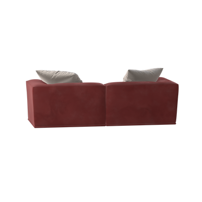 Savile Sofa — Compact Form with Wide Straight Armrests