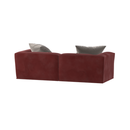 Savile Sofa — Compact Form with Wide Straight Armrests