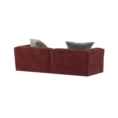 Savile Sofa — Compact Form with Wide Straight Armrests