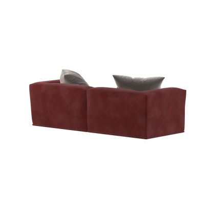 Savile Sofa — Compact Form with Wide Straight Armrests