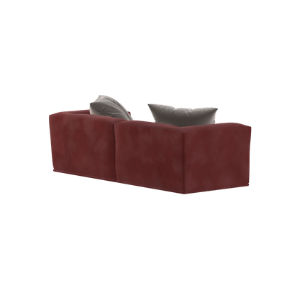 Savile Sofa — Compact Form with Wide Straight Armrests