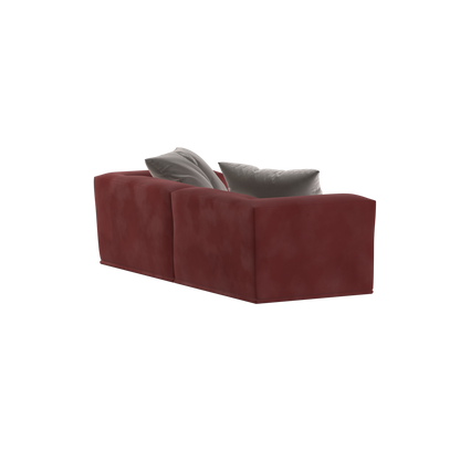 Savile Sofa — Compact Form with Wide Straight Armrests
