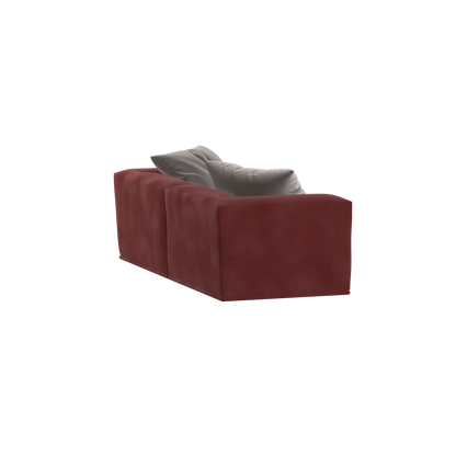 Savile Sofa — Compact Form with Wide Straight Armrests