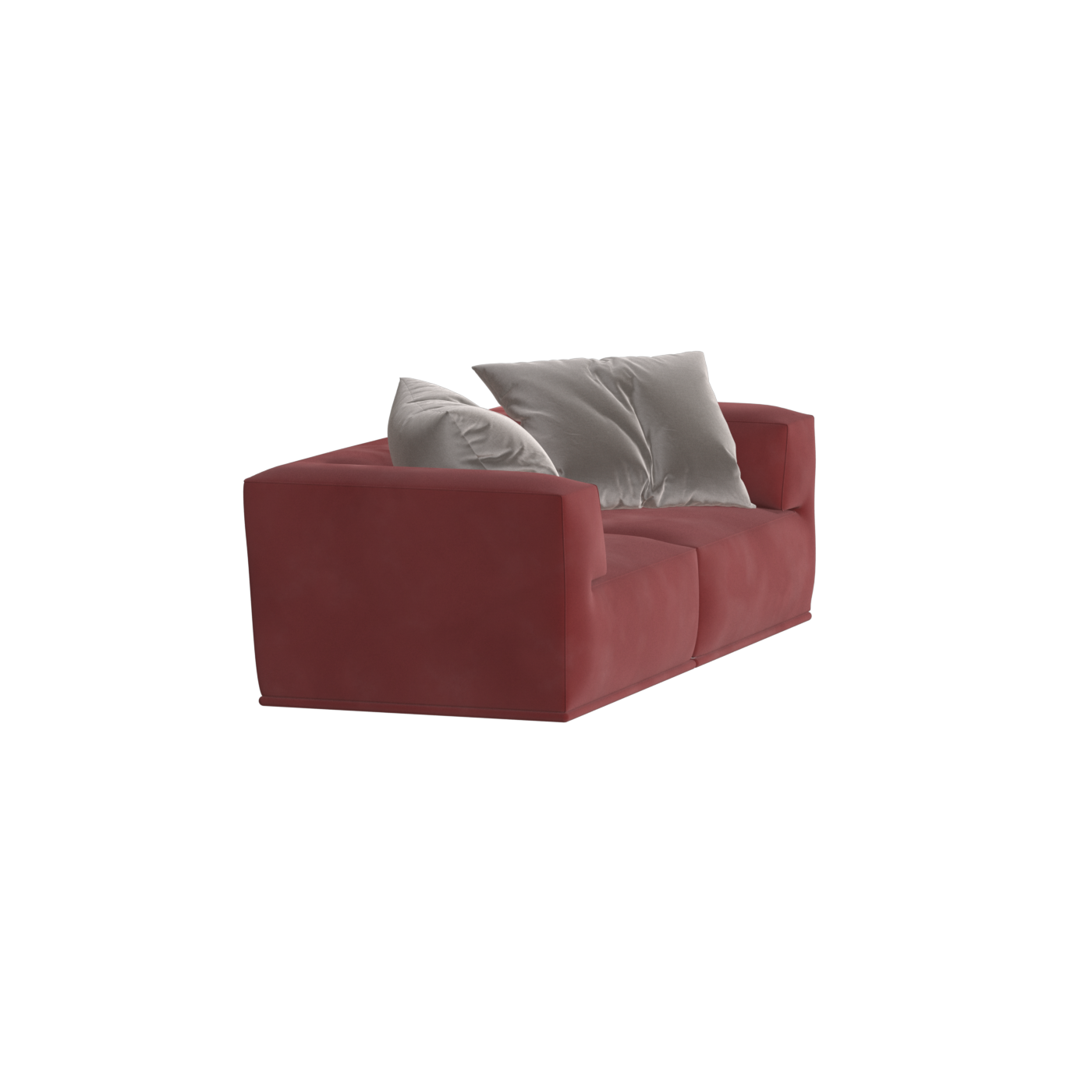 Savile Sofa — Compact Form with Wide Straight Armrests