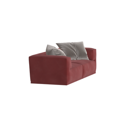 Savile Sofa — Compact Form with Wide Straight Armrests