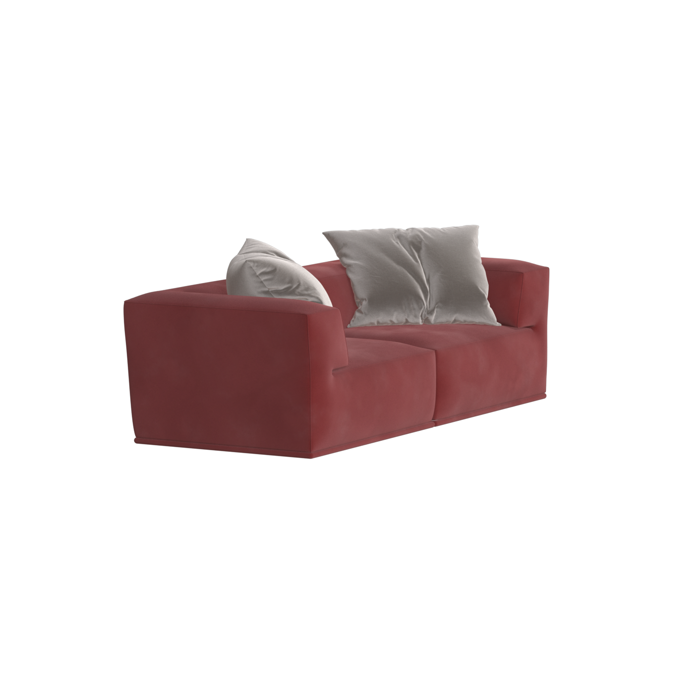 Savile Sofa — Compact Form with Wide Straight Armrests