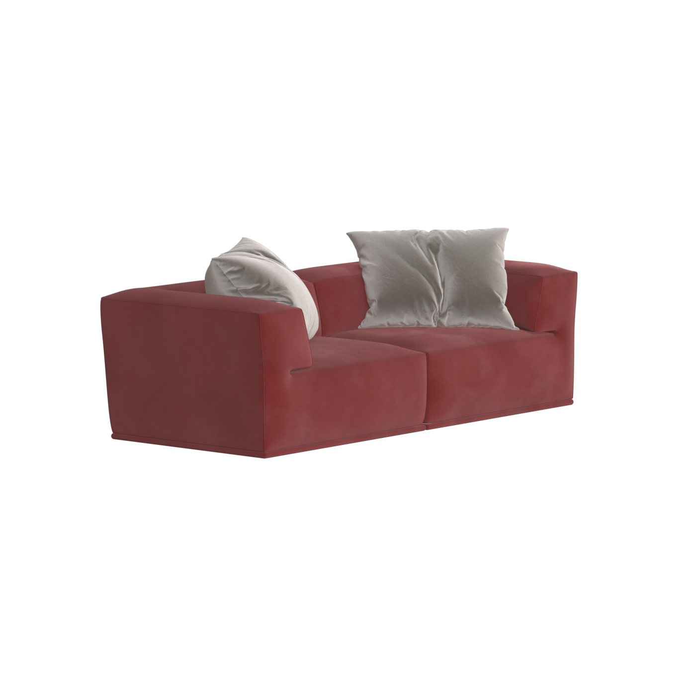 Savile Sofa — Compact Form with Wide Straight Armrests