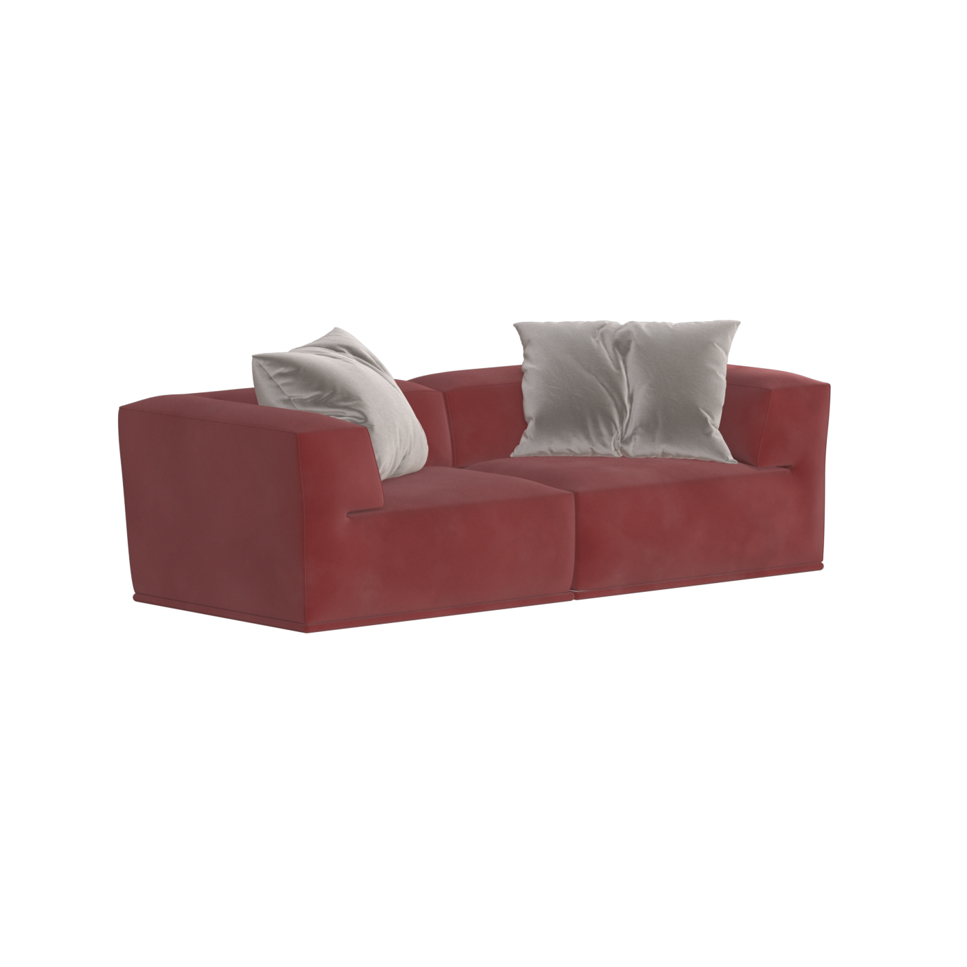 Savile Sofa — Compact Form with Wide Straight Armrests