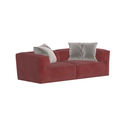 Savile Sofa — Compact Form with Wide Straight Armrests