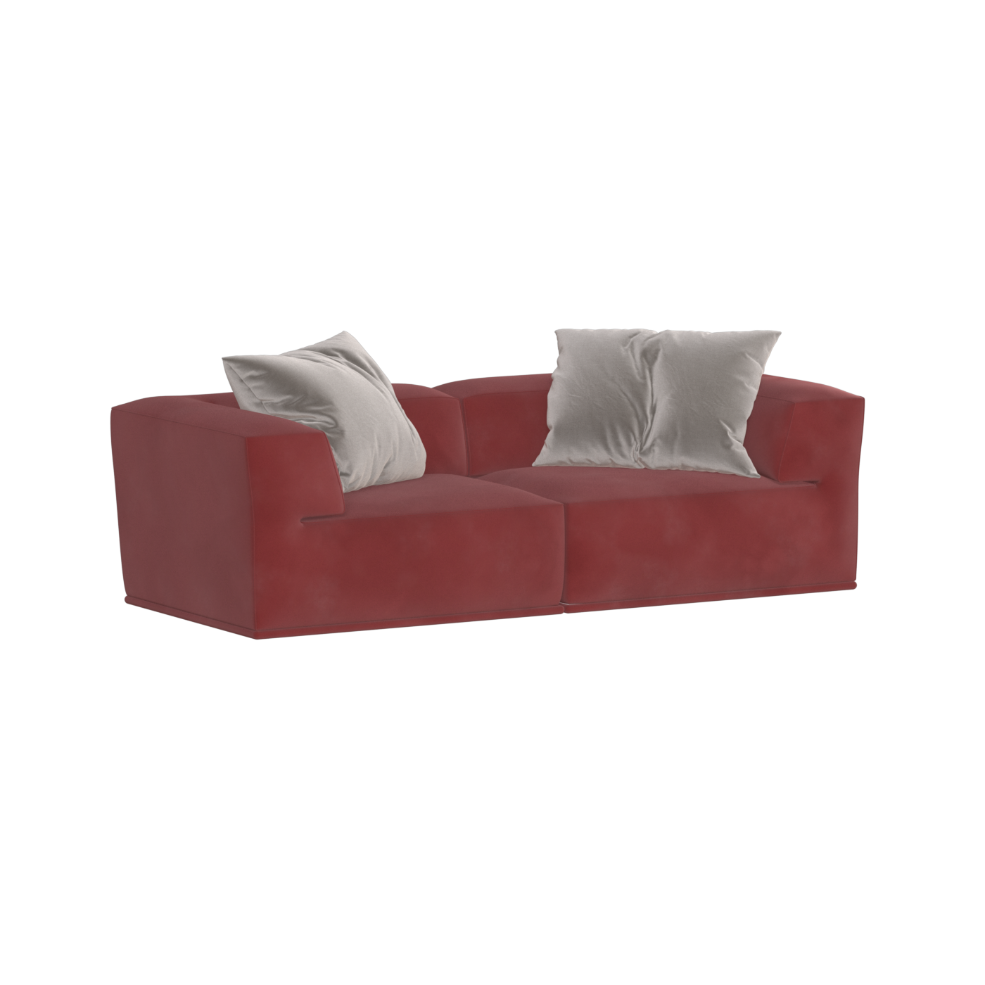 Savile Sofa — Compact Form with Wide Straight Armrests