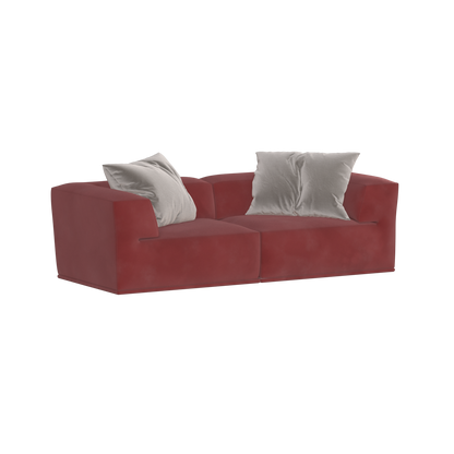 Savile Sofa — Compact Form with Wide Straight Armrests