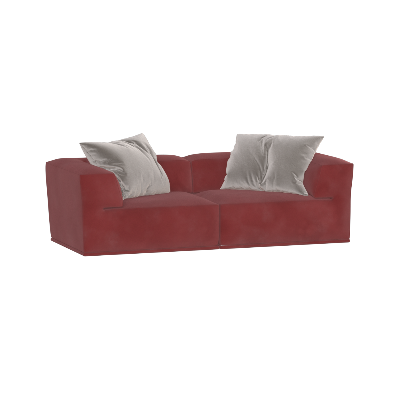 Savile Sofa — Compact Form with Wide Straight Armrests