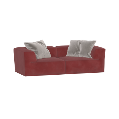 Savile Sofa — Compact Form with Wide Straight Armrests