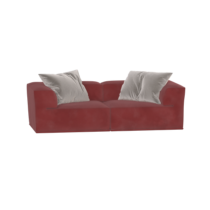 Savile Sofa — Compact Form with Wide Straight Armrests